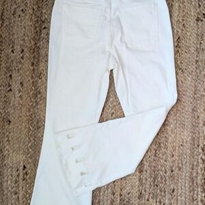 DL1961 Unique High Rise Boot Cut Jeans White Women's Size 28
